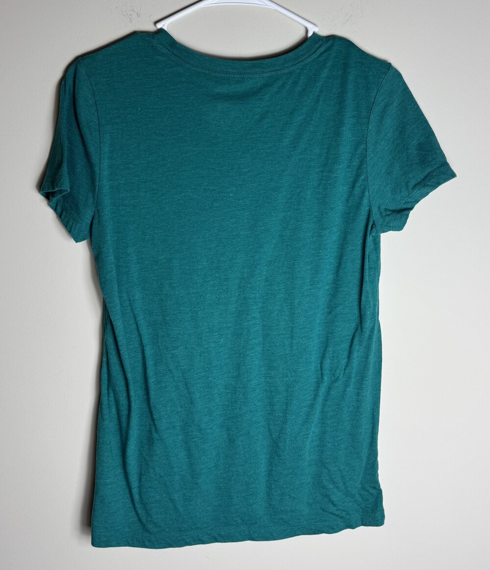 Aeropostale XL Teal Crewneck T-Shirt Women's Short Sleeve
